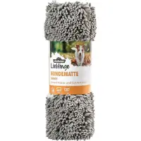 Dehner Lieblinge hondenmat "Snuggy", ongeveer 89 x 66 cm, polyester, grijs