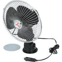 All Ride Vrachtwagen Ventilator 24V - Kleine Ventilator met Zuignap - Vrachtwagen Accessoires