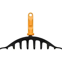Fiskars - OneClick Rozenhark - Nauwkeurige borstalen hark voor smalle borders en gedetailleerd tuinwerk