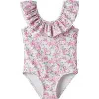 Name it Badpak groen / pink / rosa / wit