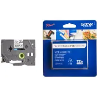 Brother TZe-231S2 tape zwart op wit 12 mm (origineel)