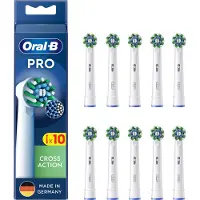 Oral-B Cross Action Opzetborstel voor elektrische tandenborstel 10 stuk(s) Wit