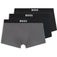 BOSS Boxershorts aardetinten / zwart / wit