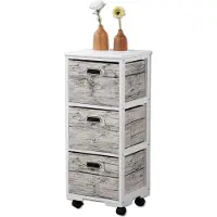 Kesper Opbergtrolley met 3 kratten