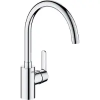 GROHE Keukenmengkraan, Get, chroom, C-uitloop, hoge uitloop, 150° draaibaar, hoogte 225 mm