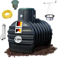 Graf 4rain MONO ondergrondse regenwatertank-pakket 3000 L Tuin-Comfort