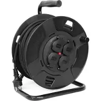 Linder Exclusiv GmbH LEX Kabeltrommel Profi, 40 meter (3x1,5mm), IP44, geschikt voor buitengebruik