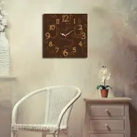 Opviq , Msk- HMA3167, Bunt, Wandklokken, 40 x 40 cm, 100% MDF (dikte: 5 mm)