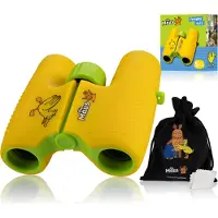 Die Maus - 6x21 Verrekijker voor Kinderen - Geel - Met Tasje - Licht en Compact