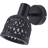 LINDBY - Eskil Wandlamp Ø10 Zwart