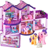 Creative Corner Villa poppen- en ponyhuis met paarden