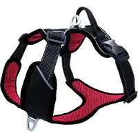 Petlando Hondenharnas Outdoor Rood&Zwart - Hondentuig - M 56-68 Cm
