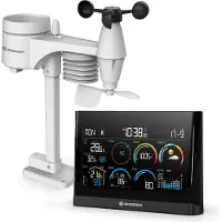 Bresser Weerstation - Premium Comfort - 5-in-1 Profi Weerstation - Zwart