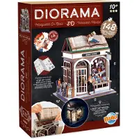 Buki France Buki - Modelbouwpakket - Diorama - Hout - Thema bibliotheek