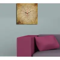 Opviq , Msk- HMA3180, Bunt, Wandklokken, 40 x 40 cm, 100% MDF (dikte: 5 mm)