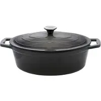 Elo Gietijzeren braadpan ov.33 grijs, Pan + steelpan, Grijs