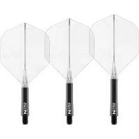 Red Dragon Nitro Flite System Black Clear NO2 - Dart Flights