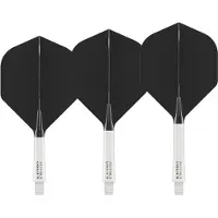 Red Dragon Nitro Flite System White Black NO2 - Dart Flights