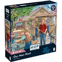 The House of Puzzles Our Man Shed Puzzel 500 XL Stukjes
