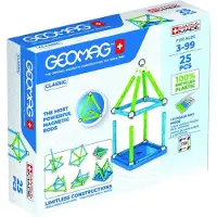 Geomag Classic Green Line Recycled - Magnetisch Constructiespeelgoed - 25-delig - Vanaf 3 jaar