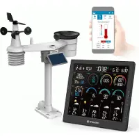 Bresser Weerstation - 4Cast 10" - Wifi - 8-in-1 Sensor - Met App