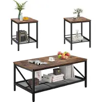 Vevor 3-delige salontafelset (105 cm lang)