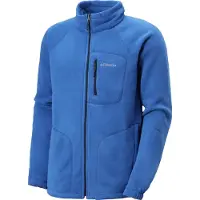 Columbia Vest Men Fast Trek II Full Zip Fleece Mountain Blue-XL