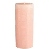 Viana Lichtroze pilaarkaarsen, geheel roze, 85×200 mm, lange brandduur, set