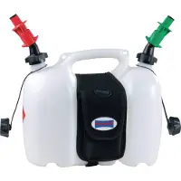 Hünersdorff Dubbele jerrycanset | inhoud 6 + 3 l | natuur HDPe | L362xB170xH298mm | 1 stuk - 804962 804962