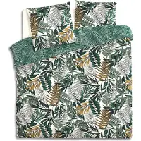 Atmosphera Tropik Dekbedovertrekset - Tweepersoons, 240 x 220 cm, Groen Multicolor