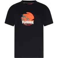 TYGO & vito jersey T-shirt zwart Jongens Katoen Ronde hals Printopdruk - maat 122-128