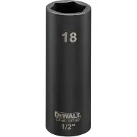 DeWalt DT7552 Krachtdop 1/2" lang | 18mm