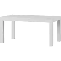 Szynaka Meble Furniture24 Tafel: Keukentafel, eettafel, eetkamer. Model: WENUS. Uitschuifbaar, 160-300 cm. Kleur: Mat wit