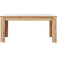 Furniture24 uitschuifbare tafel, 160x200 cm, model ARIS ST04. Eetkamertafel Evoke, eikenhout