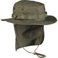 Sturm Bundeswehr und Freizeitshop Bushhoed met nekflap 63 cm / XXL groen