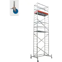 Krause ClimTec steigermodule, 7 meter, inclusief wielen met diameter 125 mm