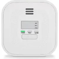 Alecto COA4010 Koolmonoxidemelder met 10 jaar Sensor en Display - Voldoet aan Europese norm EN50291 - Wit