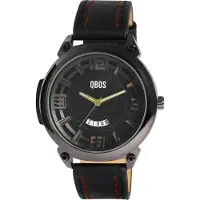 QBOS Herenhorloge van roestvrij staal 2900231 Excellanc herenhorloge lichtgevende wijzers met