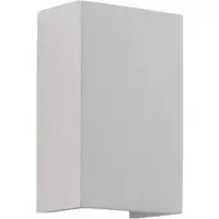 LINDBY Wandlamp Colja, dimbaar, wit / opaal, Woon-/ Eetkamer, Gips / Klei, Modern, wandlamp