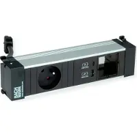 Bachmann POWER FRAME S 1xUTE 1xCM 1xUSB A/C 22W 0,2m GST18