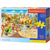 Castorland Puzzel 70 stukjes - Dinosaurus park