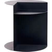 Beliani TAGGART - Bijzettafel - Zwart - IJzer