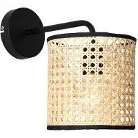 Brilliant Rotan wandlamp Wiley
