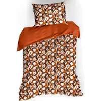 De Witte Lietaer Dekbedovertrek Tulipa Rooibos Tea Satijn-140 x 200 / 220 cm | 1-Persoons