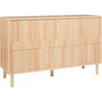 Beliani SHARPE - Dressoir - Lichthout - Spaanplaat
