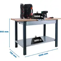 Simonwork (bancos De Trabajo) Bt6 Pro Box Werkbank 865x1500x750 Mm