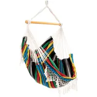 VIVERE Braziliaanse hangstoel Kleur: geel/groen/...
