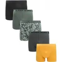Björn Borg Boxers Cotton Stretch 5-Pack Muticoour | Geel | Maat L