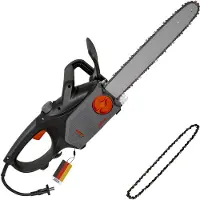 Ikra elektrische kettingzaag KSE 2400-40, inclusief reserveketting, 2.400 W, zaagblad 40 cm – geproduceerd in Duitsland