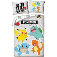 Halantex SP. z.o.o. Pokémon beddengoed, versie 11, 140 x 200 cm / 70 x 90 cm